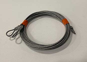 HEAVY DUTY, 7X19 1/8 aircraft quality cables
